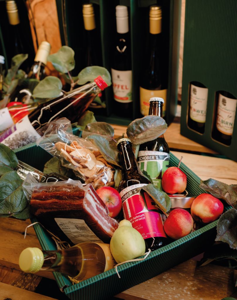 Geschenkkoerbe Hofladen | Schobermost